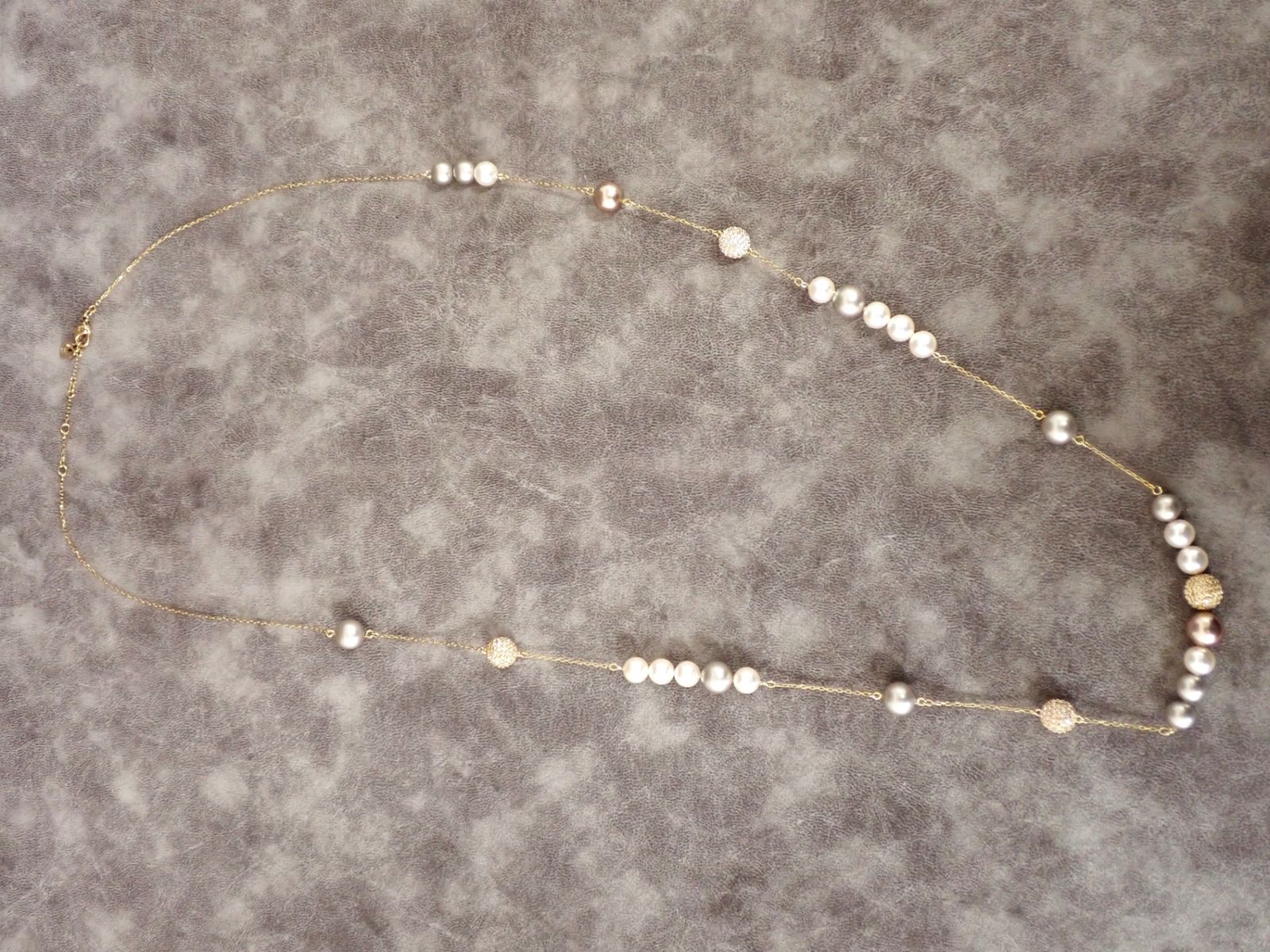 美品 Swarovski スワロフスキー パールネックレス パール 箱付き 参考