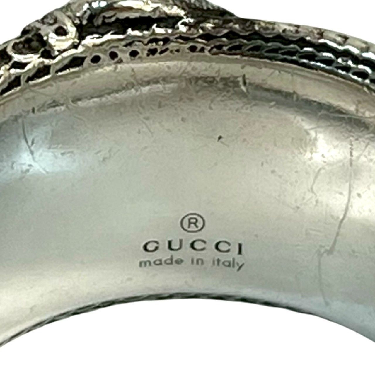 ユウ65　現行品✨希少✨美品　GUCCI インターロッキングG スネーク 極 美品 GUCCI グッチ インターロッキング ダブルG スネーク