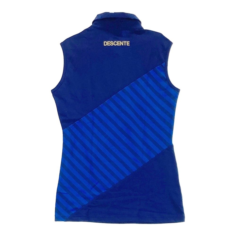 サイズ：M DESCENTE GOLF デサントゴルフ ノースリーブポロシャツ