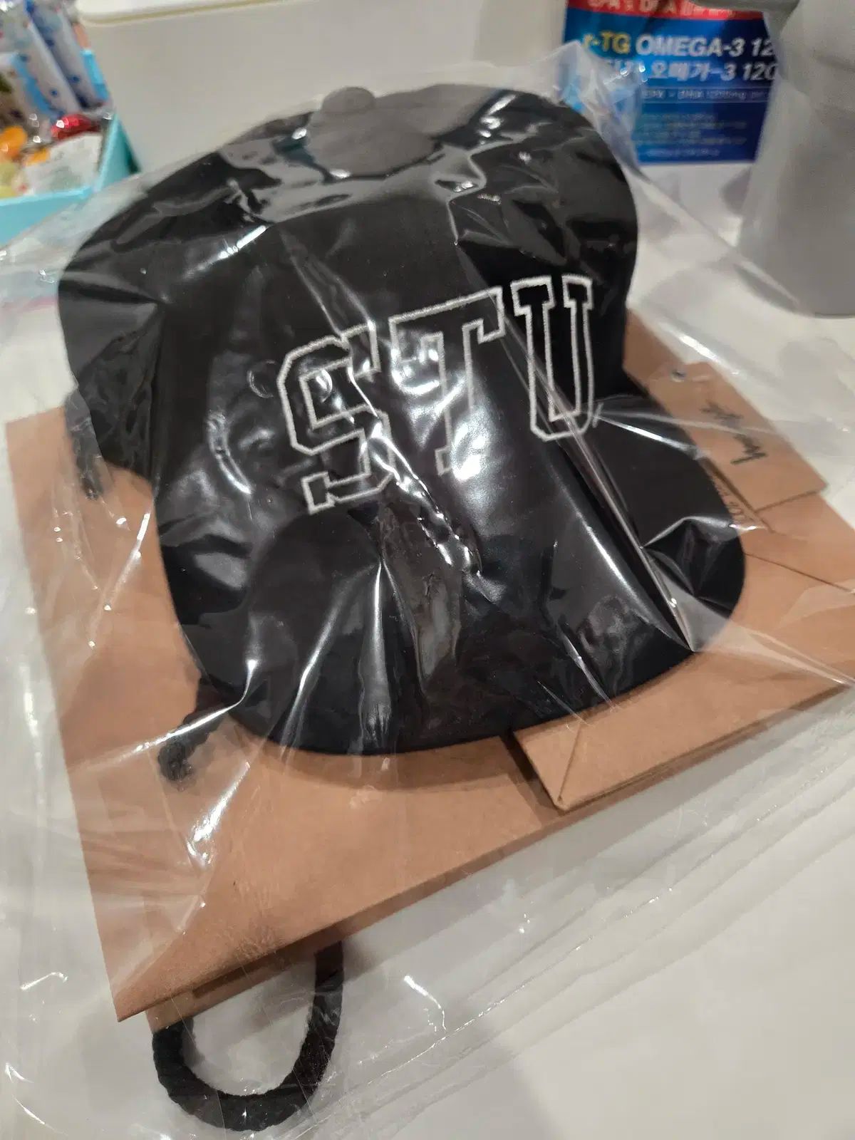 カット STUSSY ステューシー アーチ ボールキャップ ブラック ♥ 新製品