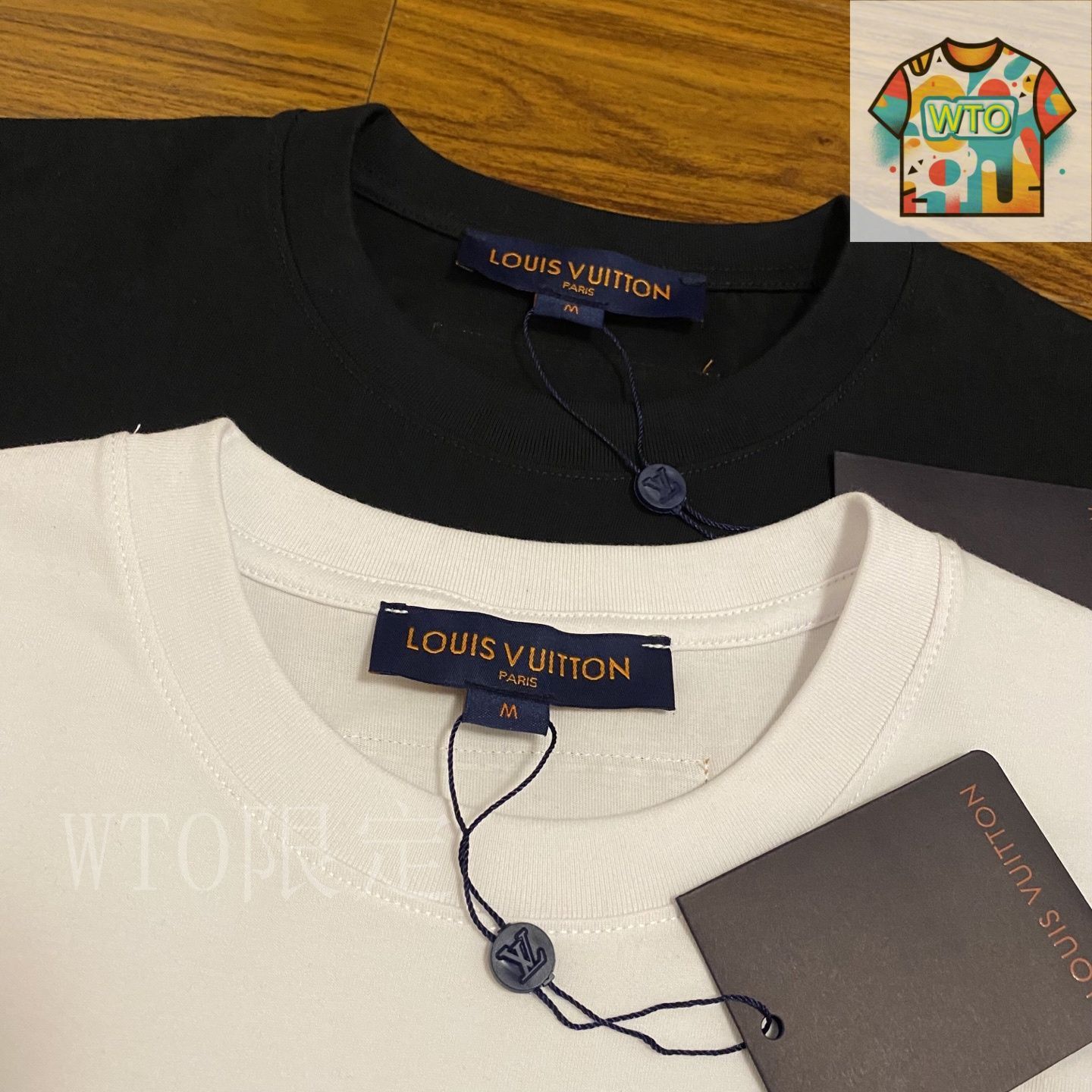 今日特価】Louis Vuitton Rabbit Logo プリント半袖 T 恤-1