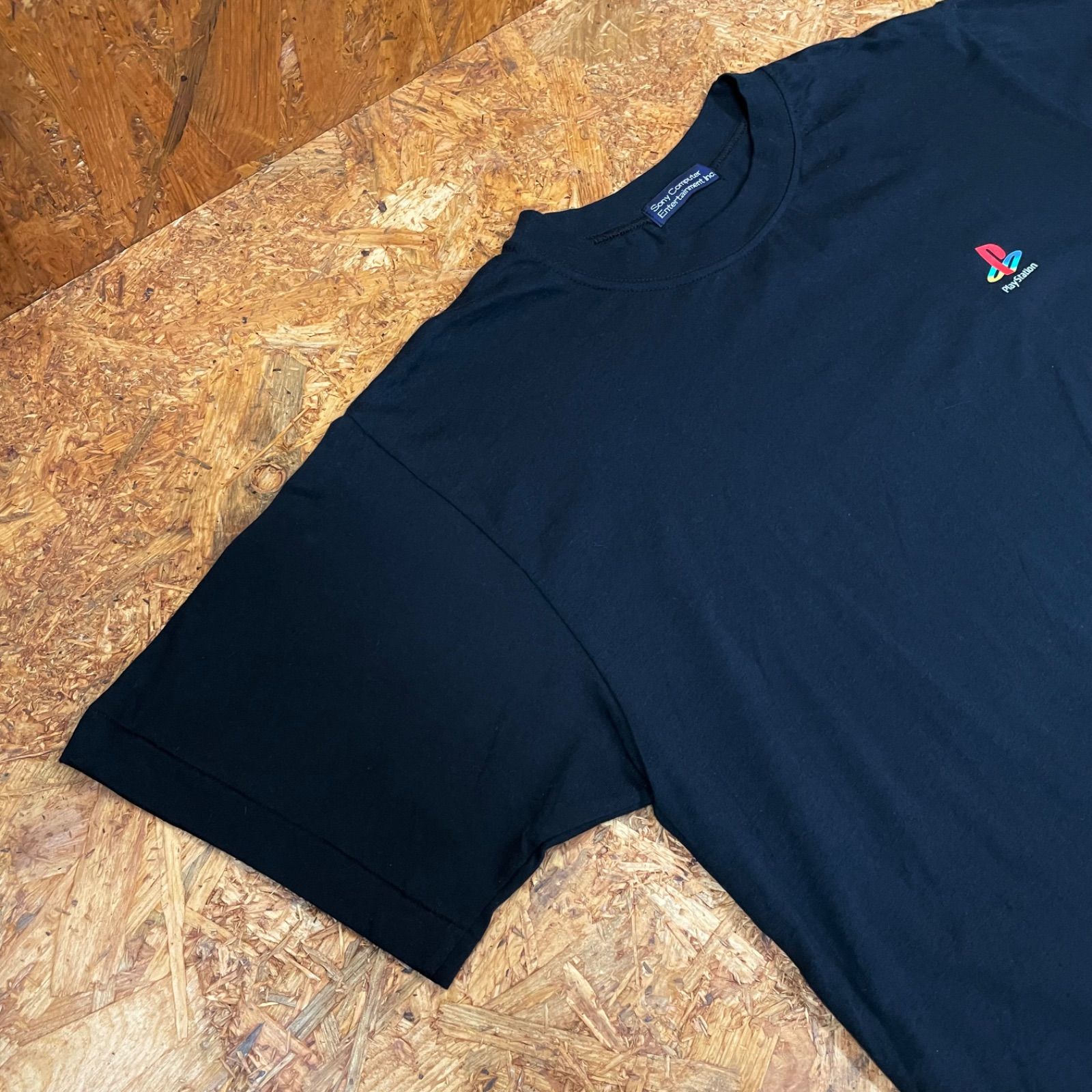 SONYオフィシャル PlayStation プリントTシャツ ブラック ソニー