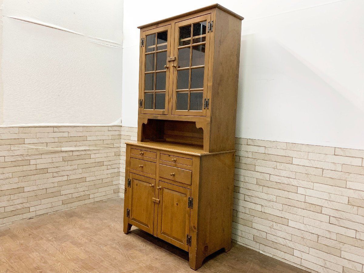 アンファン/enfant カップボード ハッチボード 飾り棚 パイン材