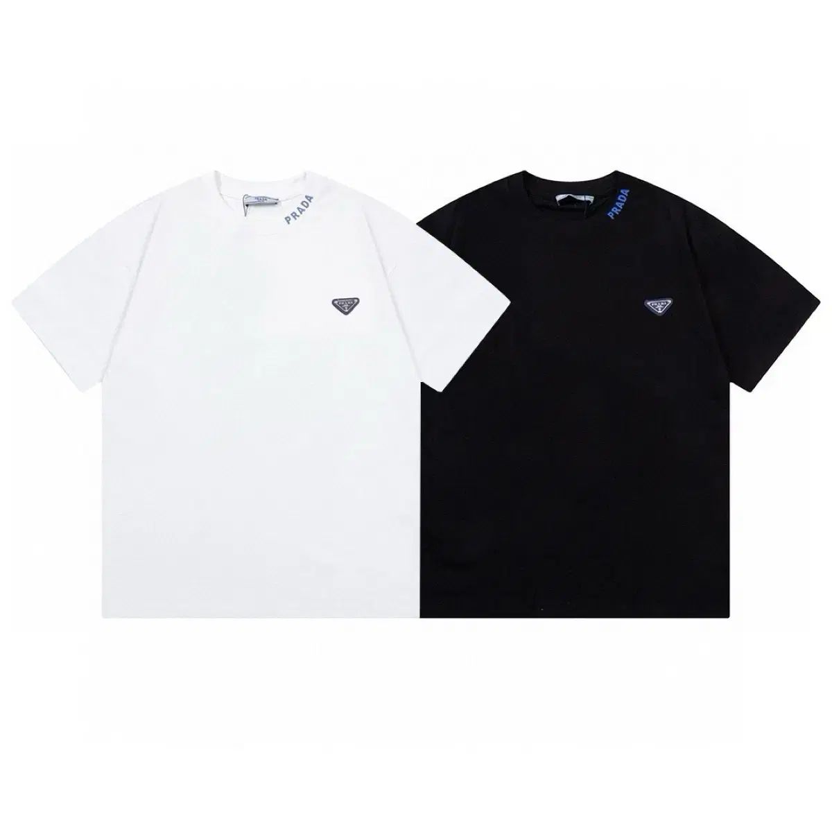 PRADA(プラダ) ロゴ Tシャツ ホワイト/ブラック - メルカリ