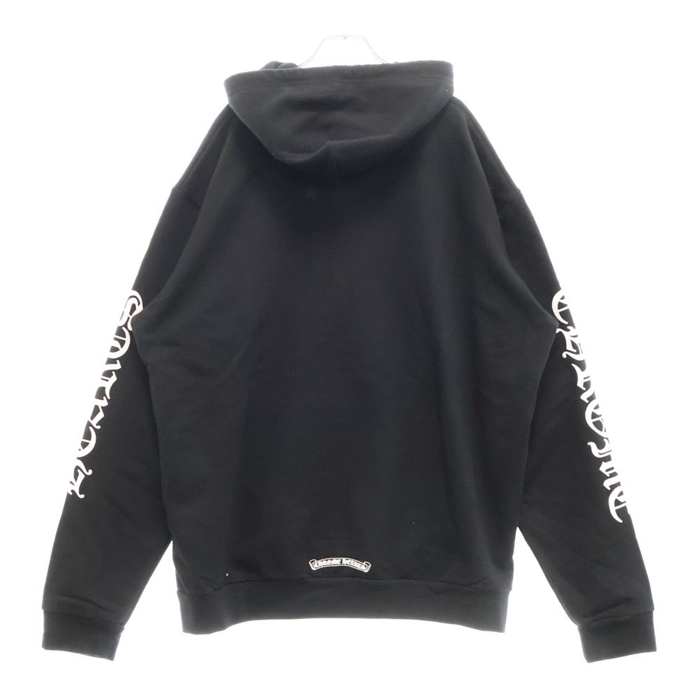 CHROME HEARTS (クロムハーツ) SWTSHRT PLVR スリーブロゴ プリント 