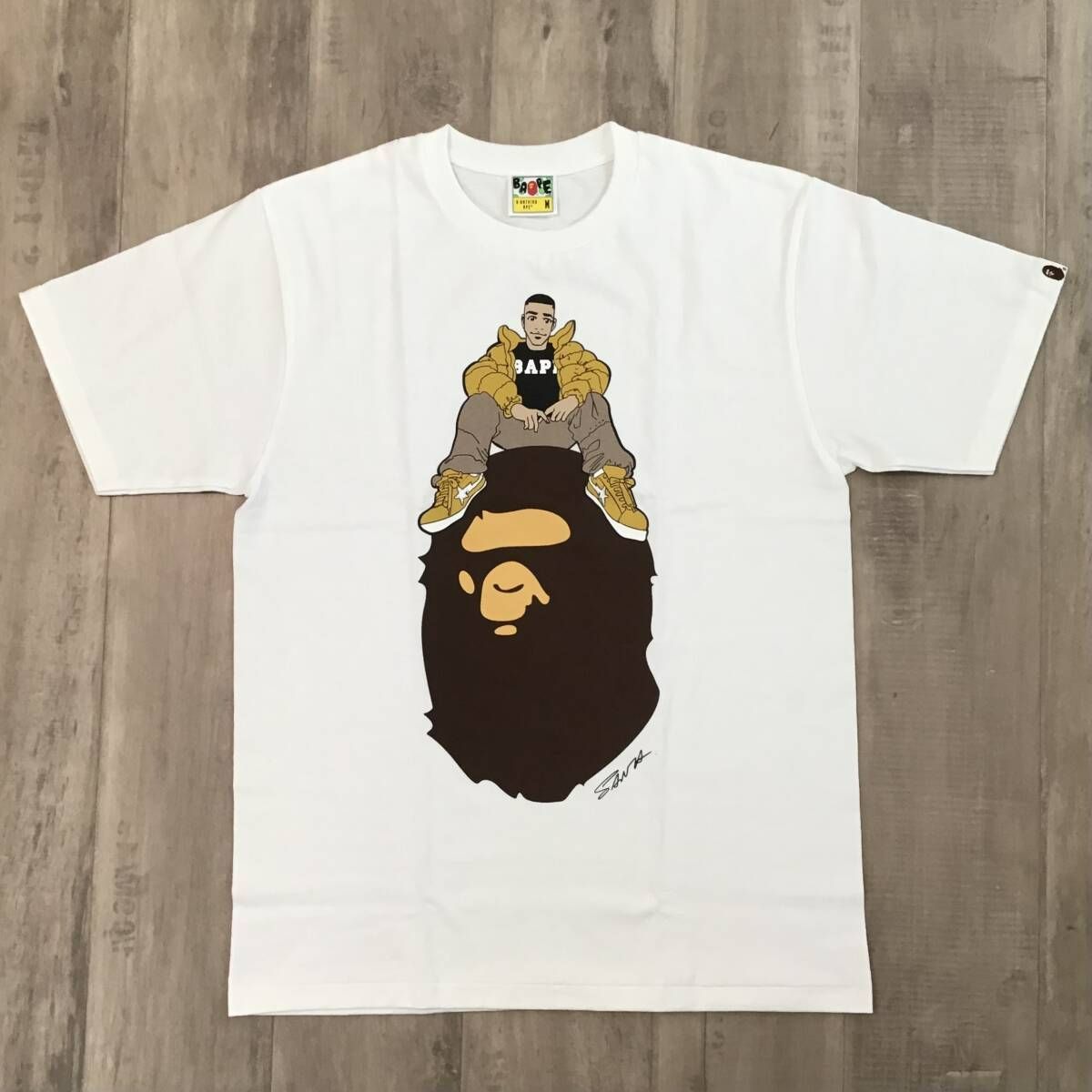 井上三太 × BAPE GALLERY ART Tシャツ Mサイズ a bathing ape エイプ 