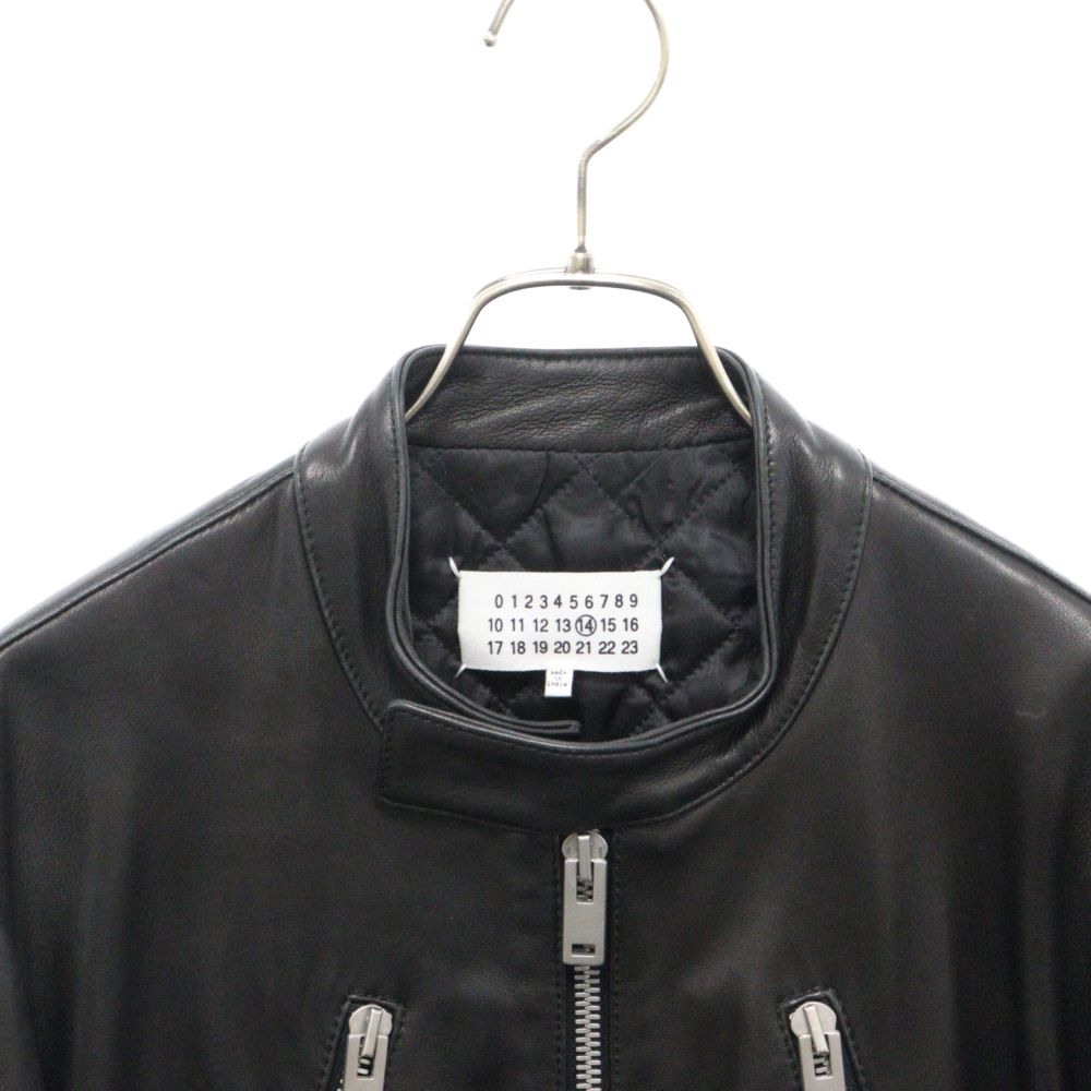 Maison Margiela (メゾンマルジェラ) 16AW 5ZIP LEATHRE RIDERS JACKET