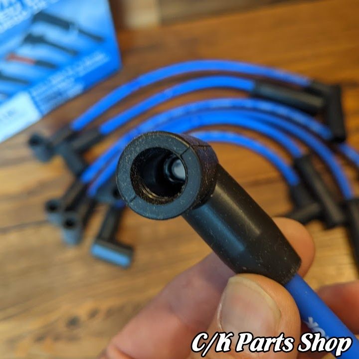 プラグコードセット NGK ブルーワイヤー 7mm 91-99年 XJチェロキー 4.0L グラチェロ YJ TJラングラー プラグワイヤー 青 WWW_MERCADOAVALIA_COM_BR
