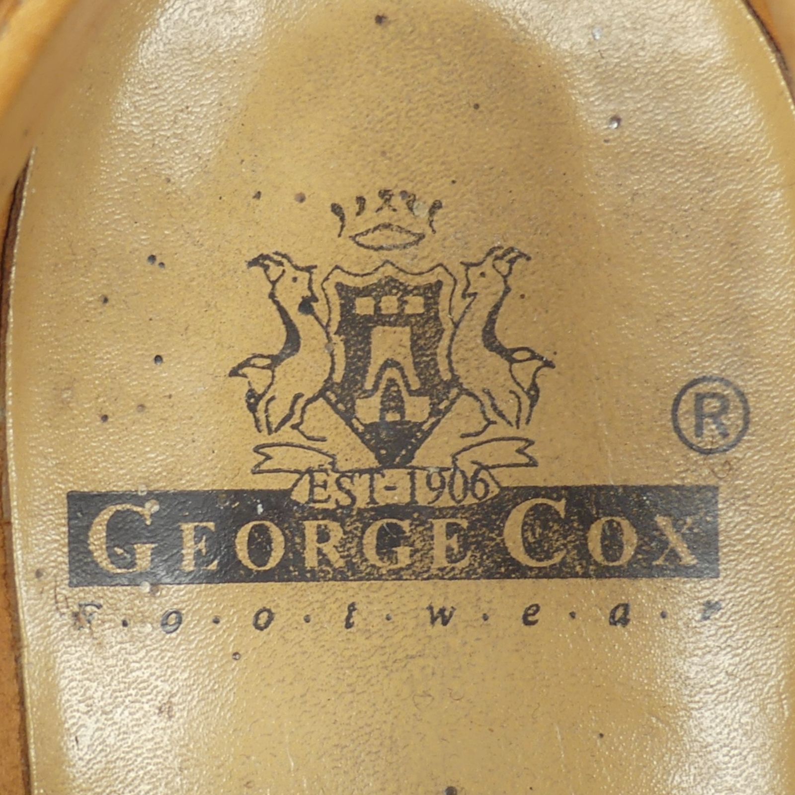 George Cox ジョージコックス レザー ラバーソール クリーパー