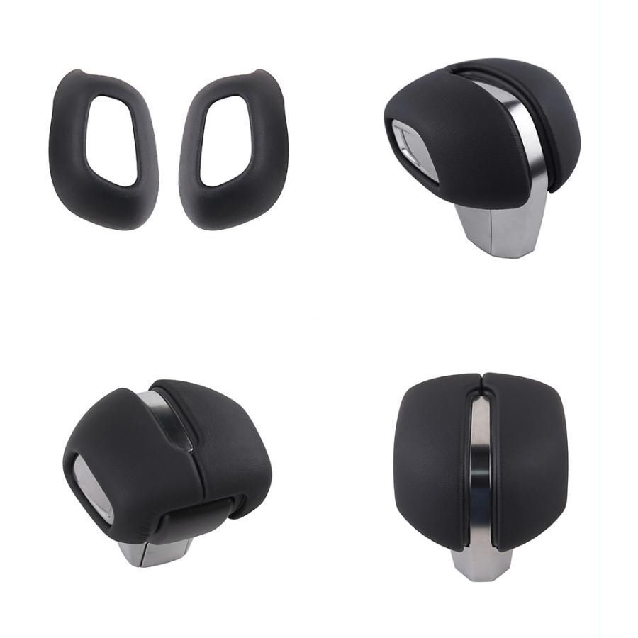 新型CX-60 KH系 CX60 PHEV 25S XD 内装 おしゃれ ドレスアップ アクセサリー レザーシフトノブカバー シフトレバーガーニッシュ