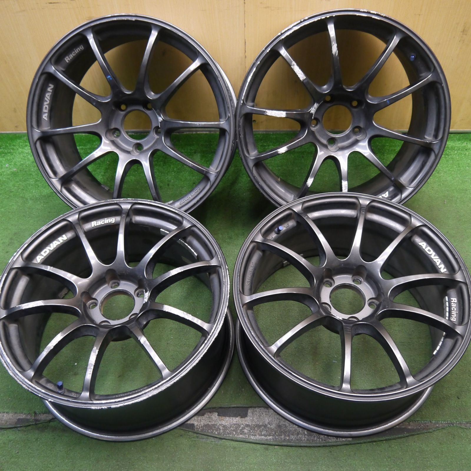 4本価格 RZ ADVAN Racing アドバン レーシング 18インチ ホイール 18×8.5J 18×9J PCD114.3 5H 5090906Hホ