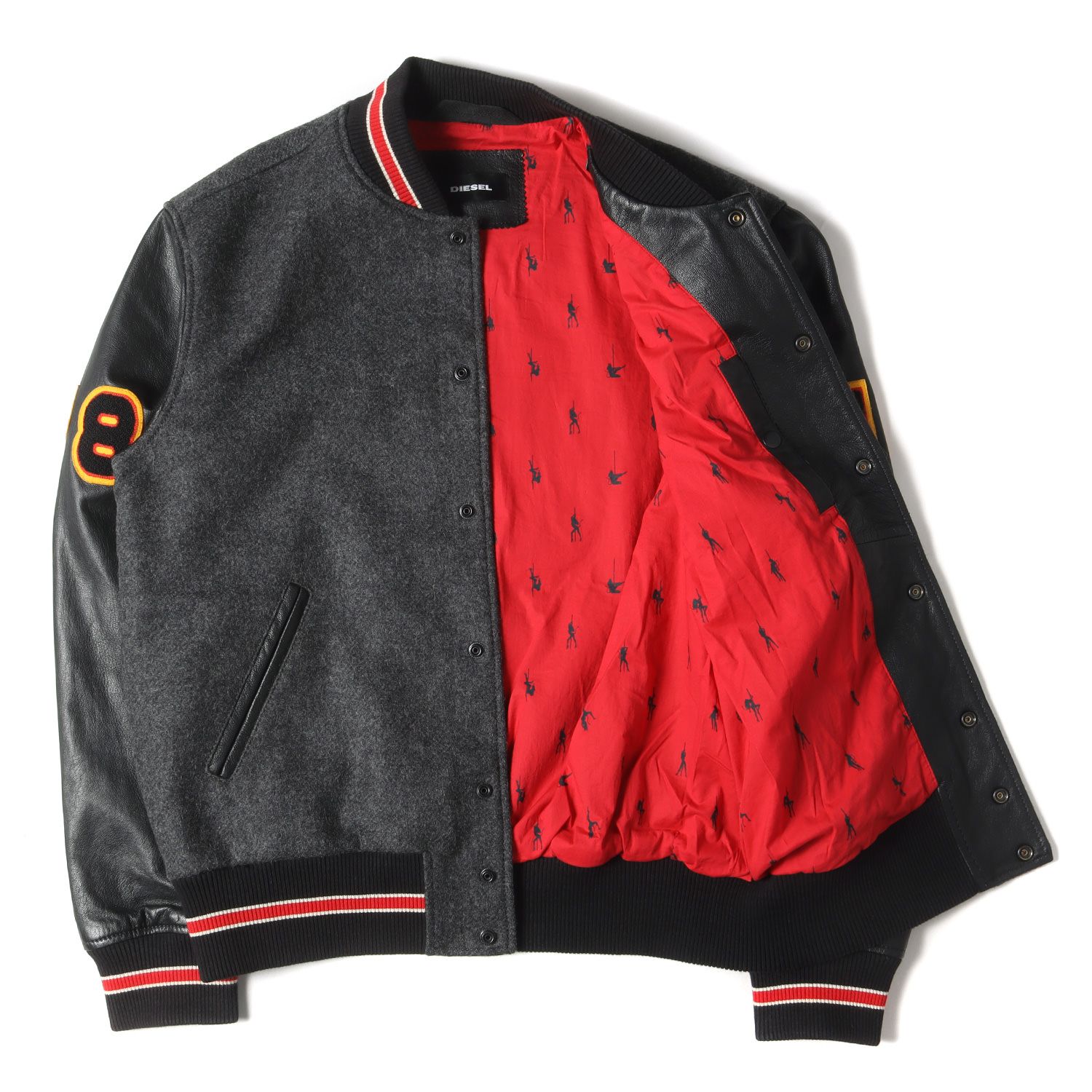 レア　DIESEL AW18 L-HARRYZ スタジャン　サイズS レア DIESEL AW18 L-HARRYZ スタジャン サイズS 2025年最新