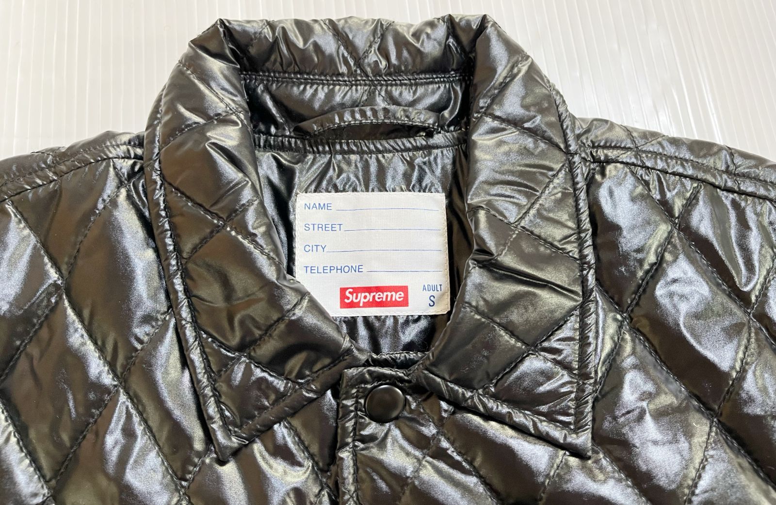 Supreme／ シュプリーム 14AW QUILTED COACHES JACKET キルティング