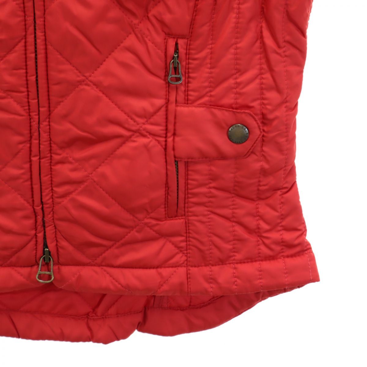 ラルフローレン 未使用 キルティング ベスト 7 レッド系 RALPH LAUREN