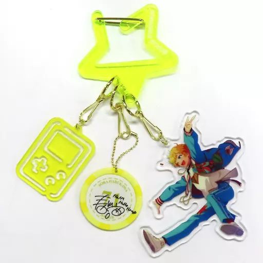 キーホルダー　HiMERU ES 7th Anniv. ジャックポットチャームセット 「あんさんぶるスターズ!!」 中古】キーホルダー 紫之創 ES 7th Anniv. ジャックポット