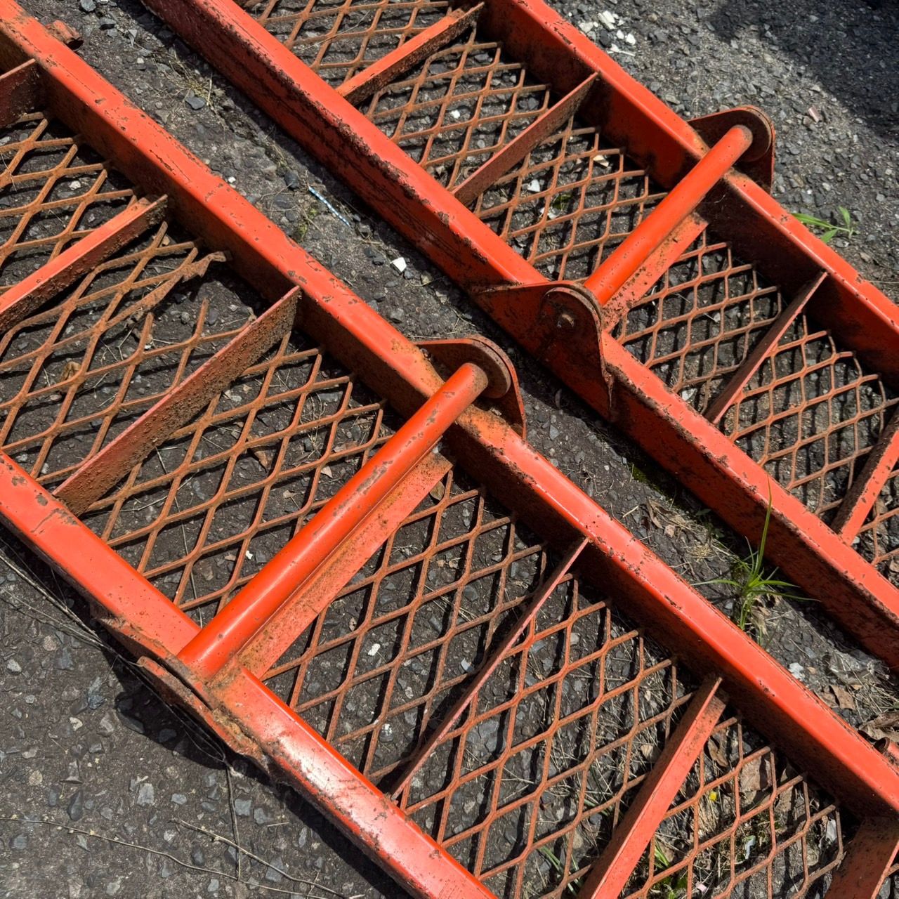 スチールブリッジ ミチイタ 道板 歩み板 スロープ 長約240㎝ 幅約30