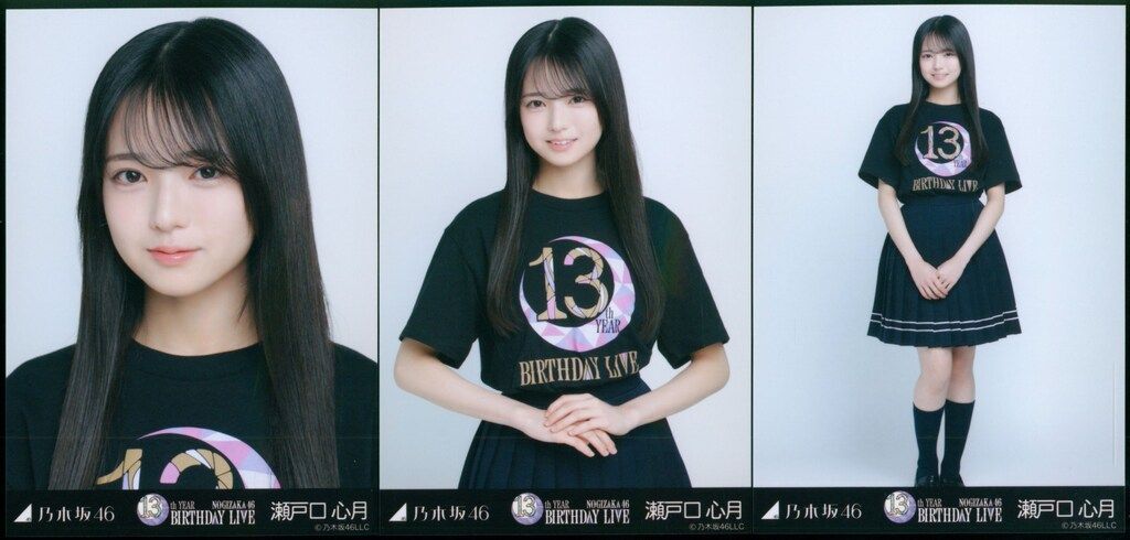 乃木坂46 生写真 ドット ライブT 大阪 コンプ 瀬戸口心月 匿名配送】乃木坂46 瀬戸口心月 生写真 ドット大阪ライブTシャツ