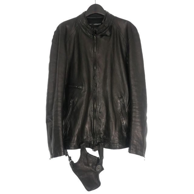 ユリウス JULIUS 23AW GUNHOLDER RIDERS JACKE ガンホルダー レザー 