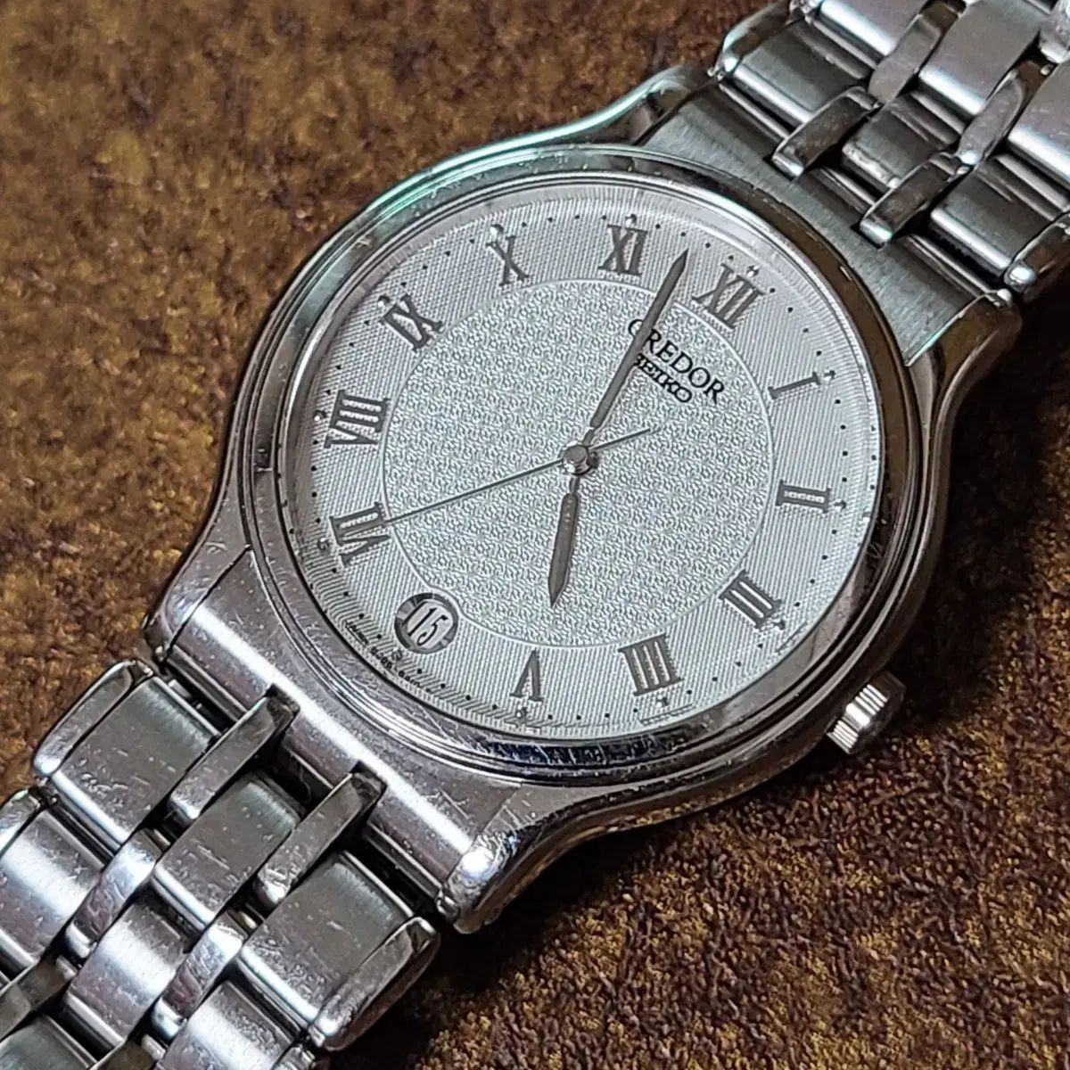 SEIKO セイコー クレドール 8 J 86 ー 6 A 00 年間 クォーツ 男性 時計