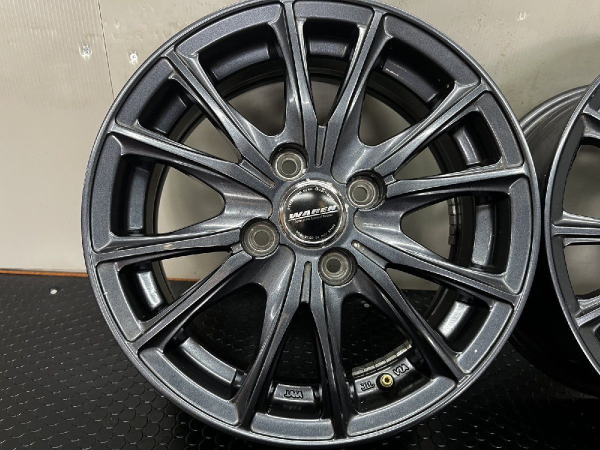 HOT STUFF WAREN ホットスタッフ ヴァーレン 14インチ 4本 5.5J4HPCD100 45 フィット キューブ フィットアリア等 SHE014 FFCRYSTALESIA_COM