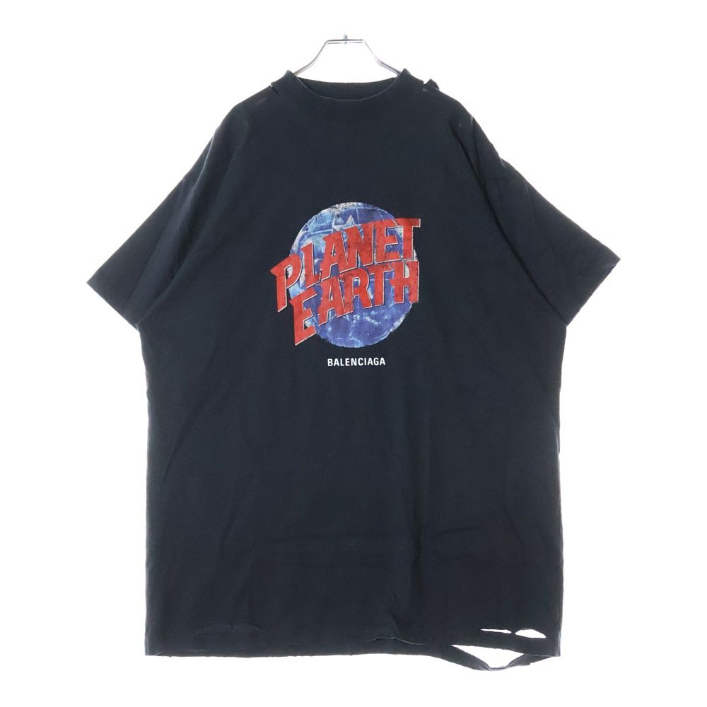 BALENCIAGA (バレンシアガ) PRANET EARTH OVERSIZED T-SHIRT ダメージ
