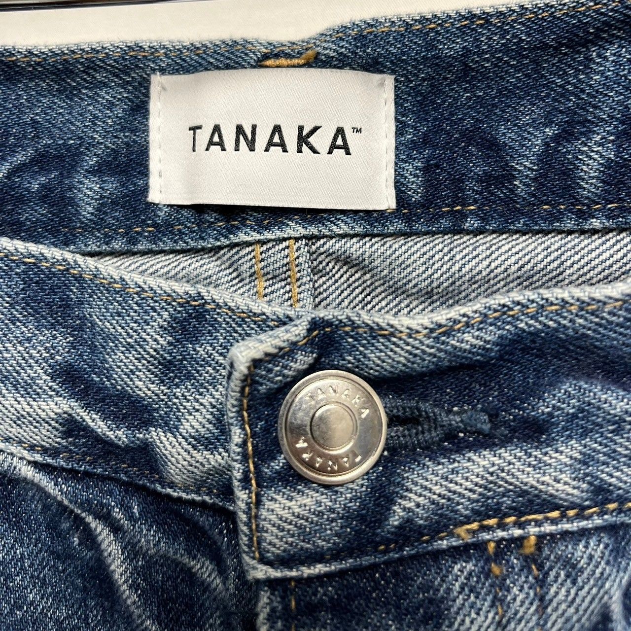 TANAKA タナカ THE STRAIGHT JEAN TROUSERS VINTAGE BLUE ストレート 