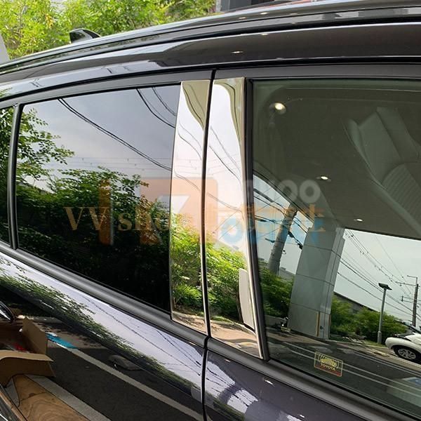 カローラツーリング 210系 2019年 ピラーカバー ウィンドウ ピラー ガーニッシュ ステンレス製 鏡面 メッキ カスタム パーツ 外装 4P 4824