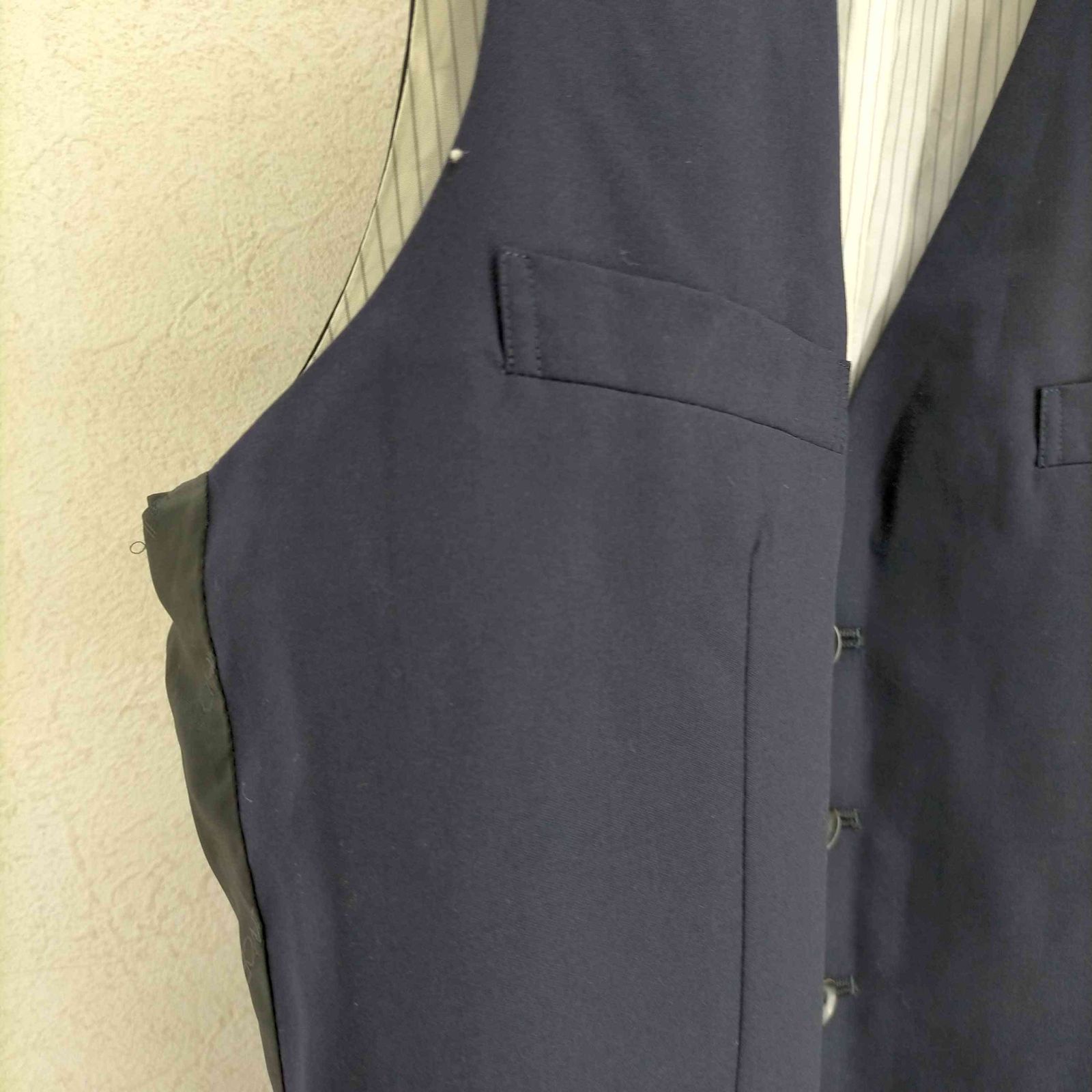 ジョンローレンスサリバン JOHN LAWRENCE SULLIVAN WOOL SINGLE VEST メンズ US：36 