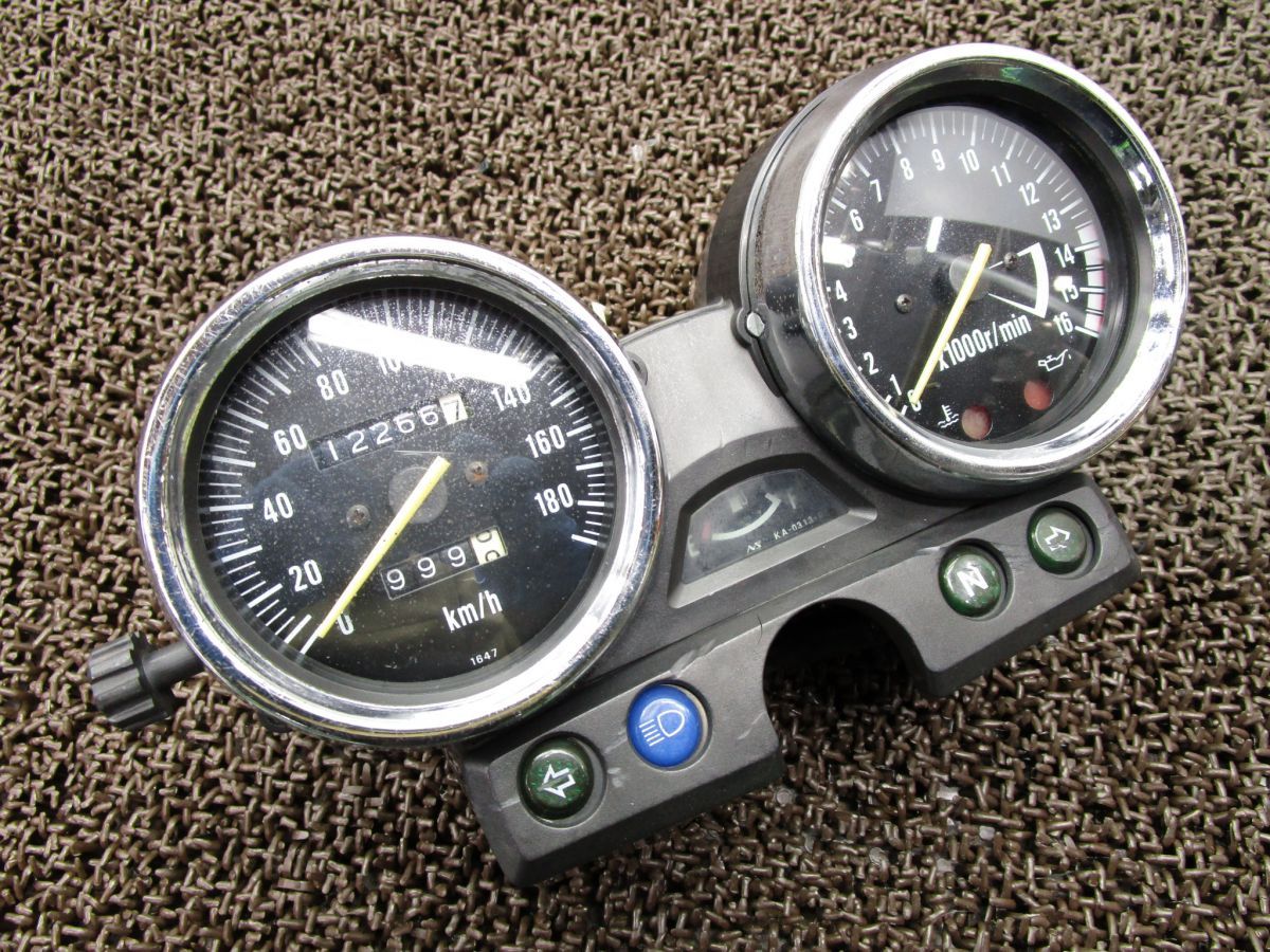 ZR250B バリオスII　新品　メーター PROTEC（車、バイク） バリオス2/BALIUS2(ZR250B/97-07)用