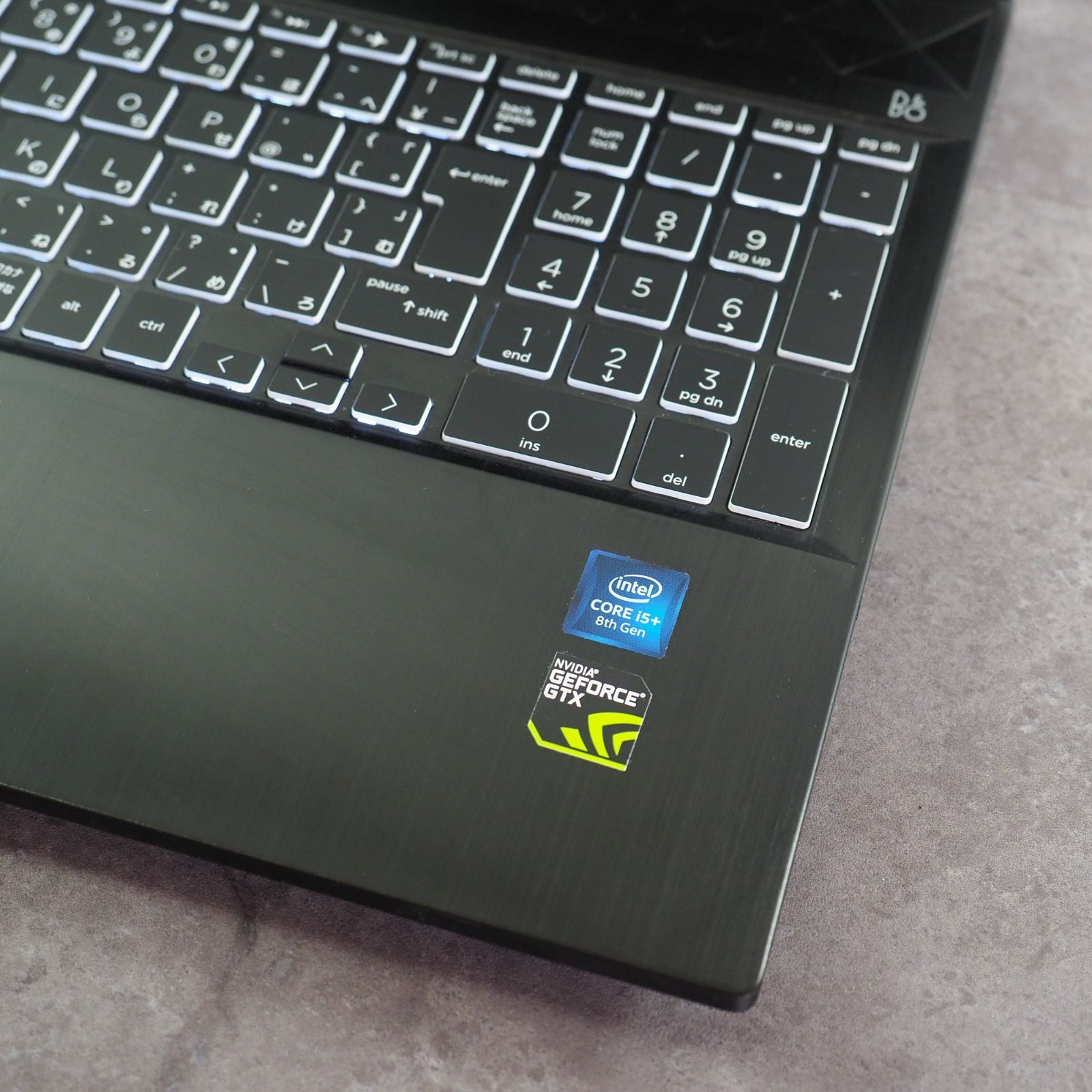 HP Pavilion Gaming、16 GBメモリ、GeForce GTX 1050、512GB SSD