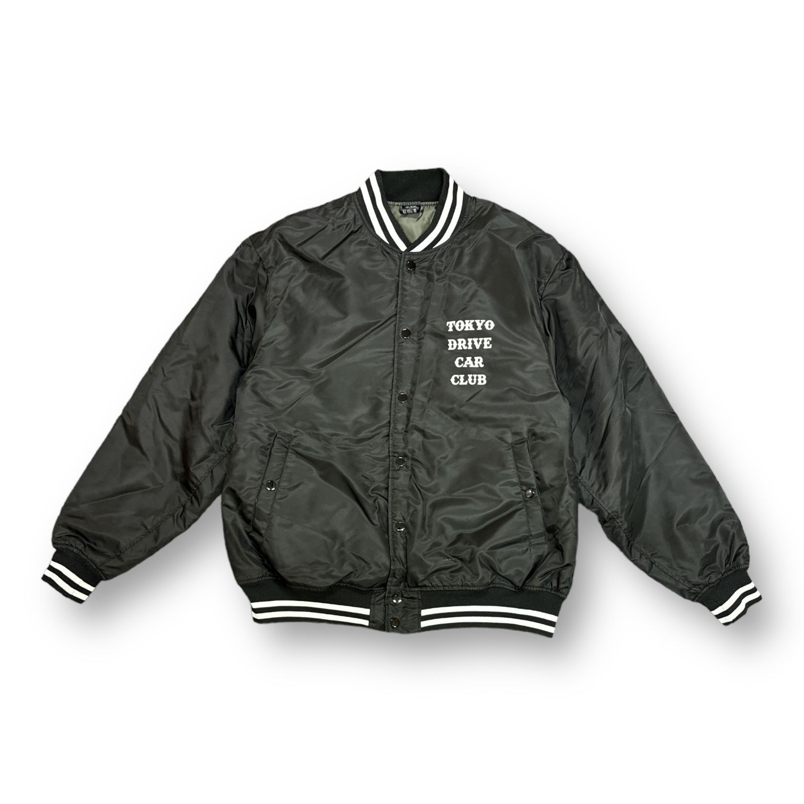 完売品　TOKYO DRIVE CAR CLUB スタジャン ブラック TOKYO DRIVE CAR CLUB Stadium Jacket スタジアムジャケット