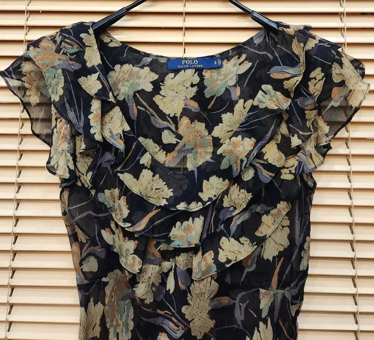 NEW【RRL Ralph Lauren】アンティーク調☆シルク ワンピース Ralph Lauren シルク ワンピース