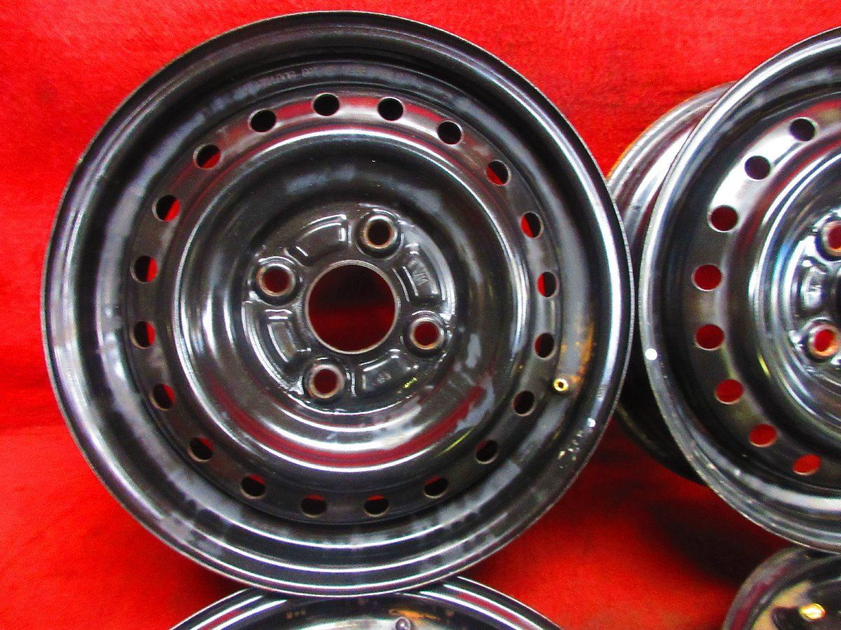 スチール ホイール 4本 ダイハツ 純正 13×4.00B 4穴100 +40 ハブ径54