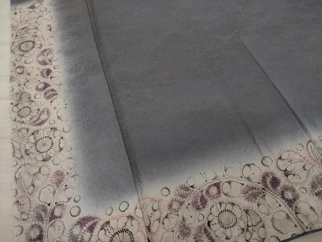 平和屋着物○訪問着 作家物 松嵐 絞り 辻が花 暈し染め 正絹 逸品 未