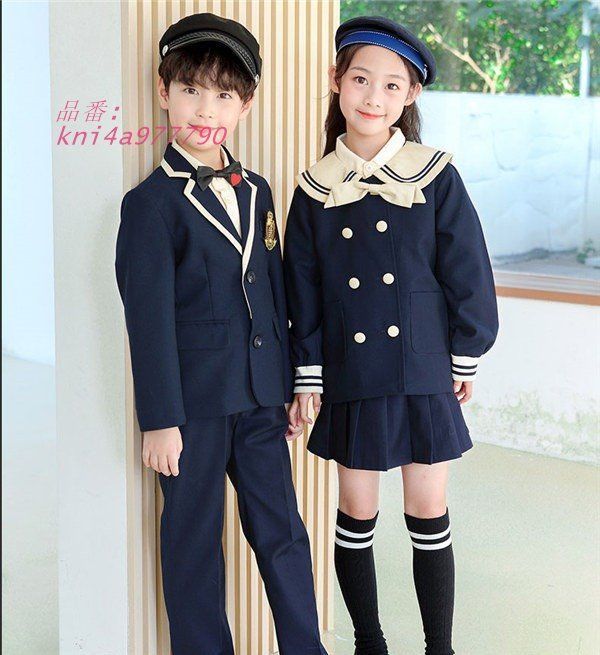 入学式スーツ キッズ スーツ フォーマル スーツ 入園式 紺 卒業スーツ 無地 子供 kni4a977790