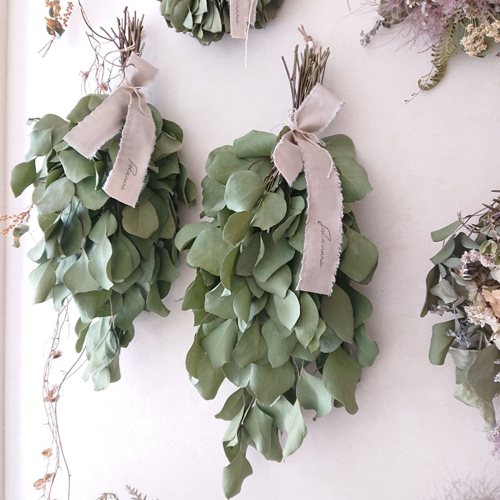 ユーカリ ポポラス スワッグ H104-M (シンプル ナチュラル グリーン