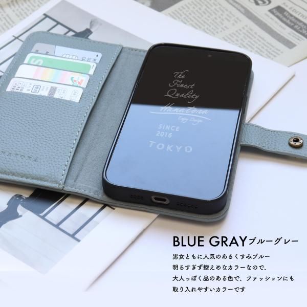 HANATORA] iPhone14ProMax ケース 手帳型 本革 シュリンクカーフ