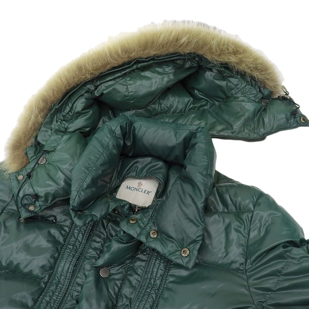 美品 モンクレール MONCLER コヨーテファー ROD ロッド ショートダウン 