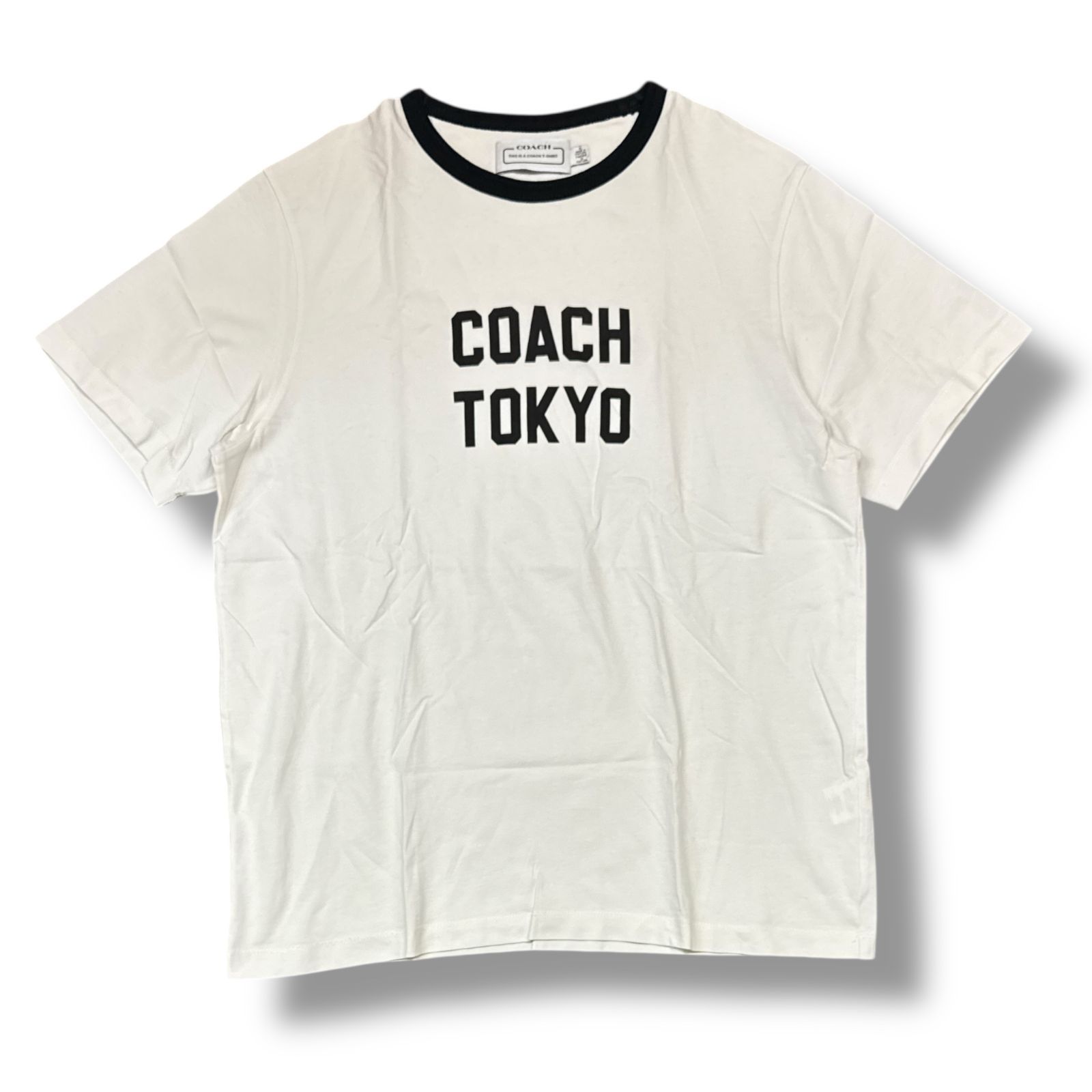 国内正規 COACH TOKYO プリント リンガー Tシャツ コーチ XL