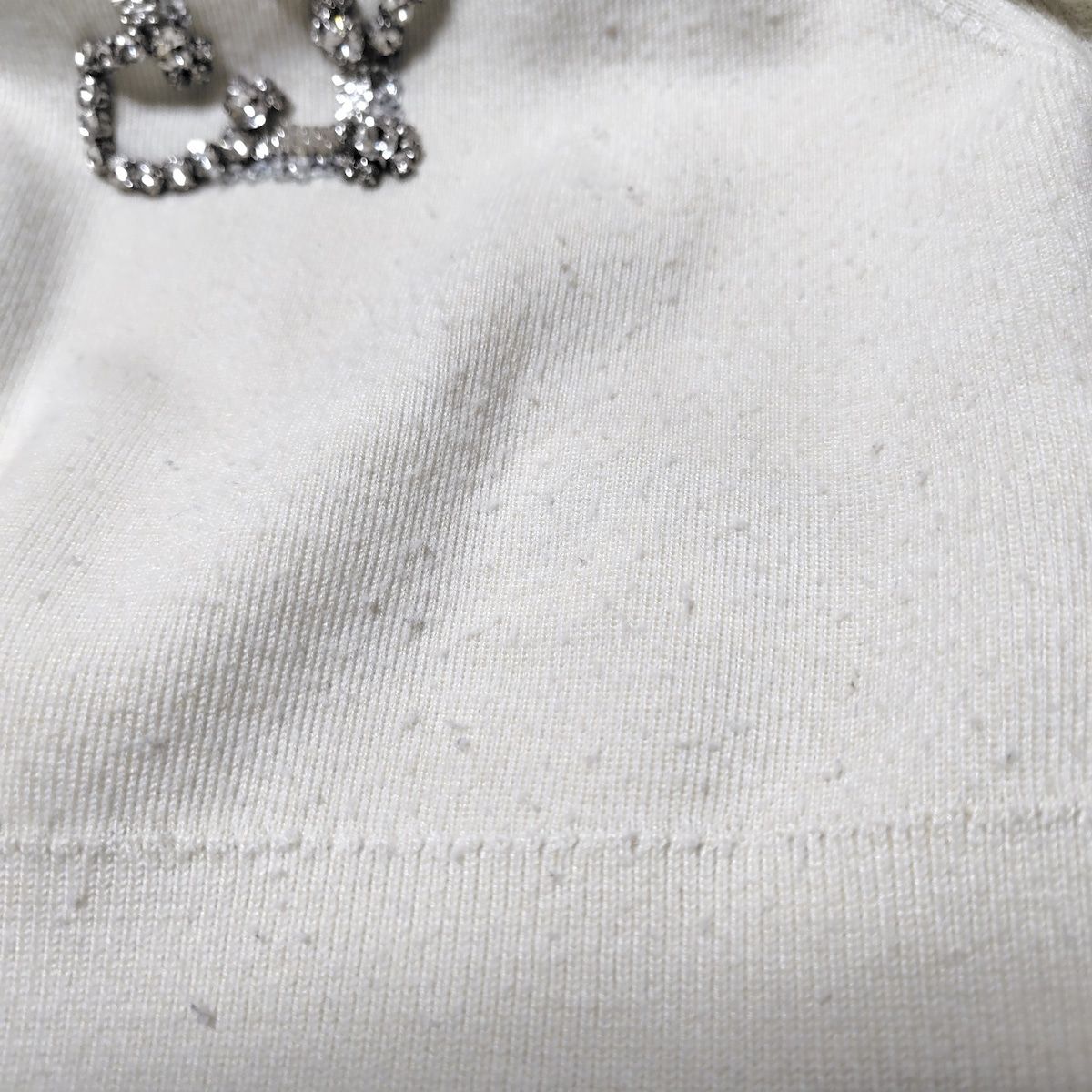 横丁の CELFORD セルフォード ボレロ サイズF レディース - アイボリー 長袖 ビジュー スパンコール セール開催中！