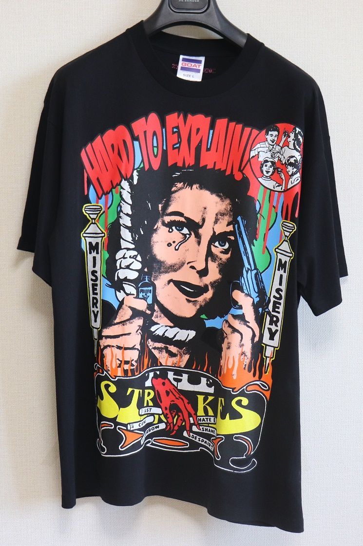新品POP ROCKER The Strokesオマージュ TシャツL限定品 新品POP ROCKER The Strokesオマージュ TシャツL限定品