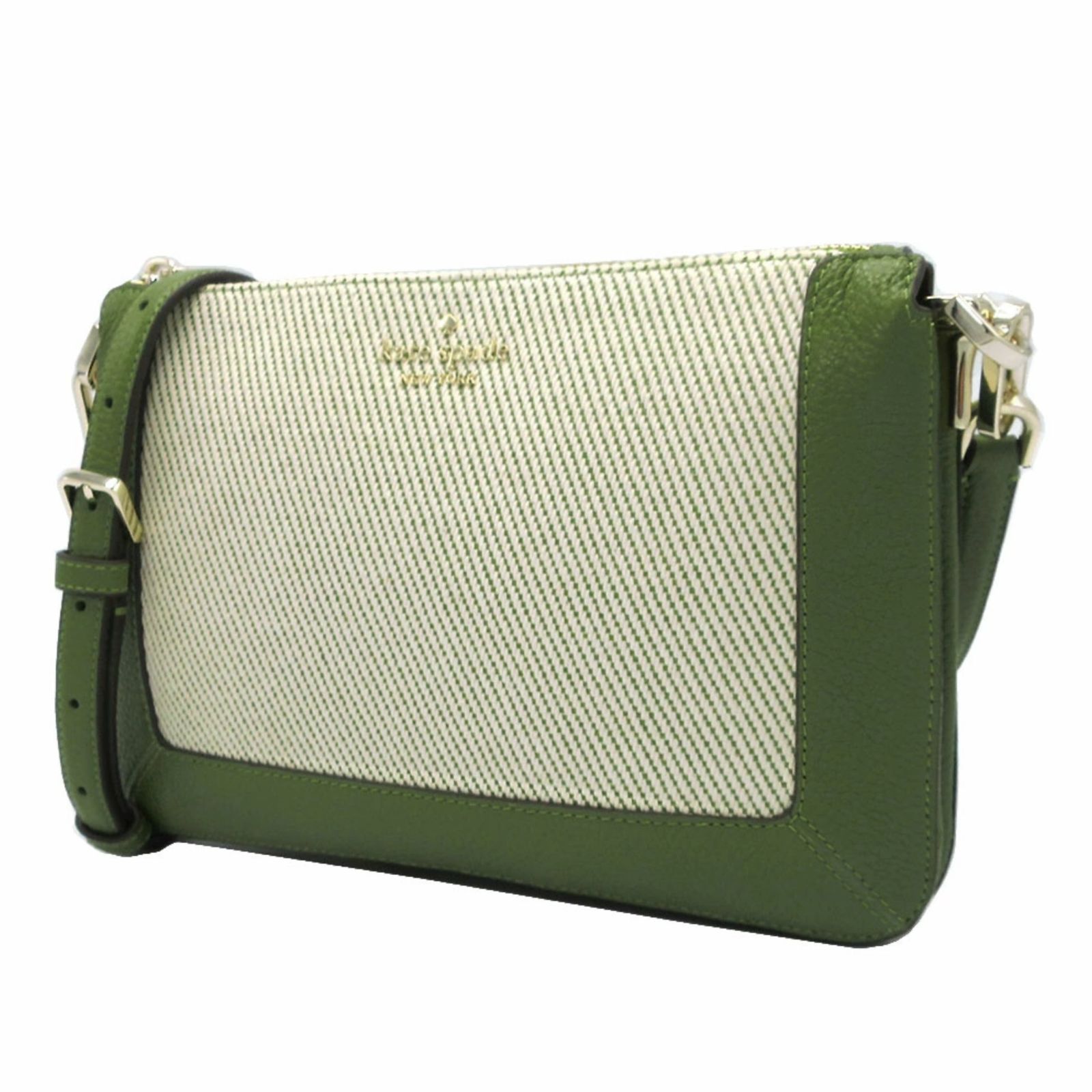 KATE SPADE レナキャンバスカラーブロックバケットバッグ