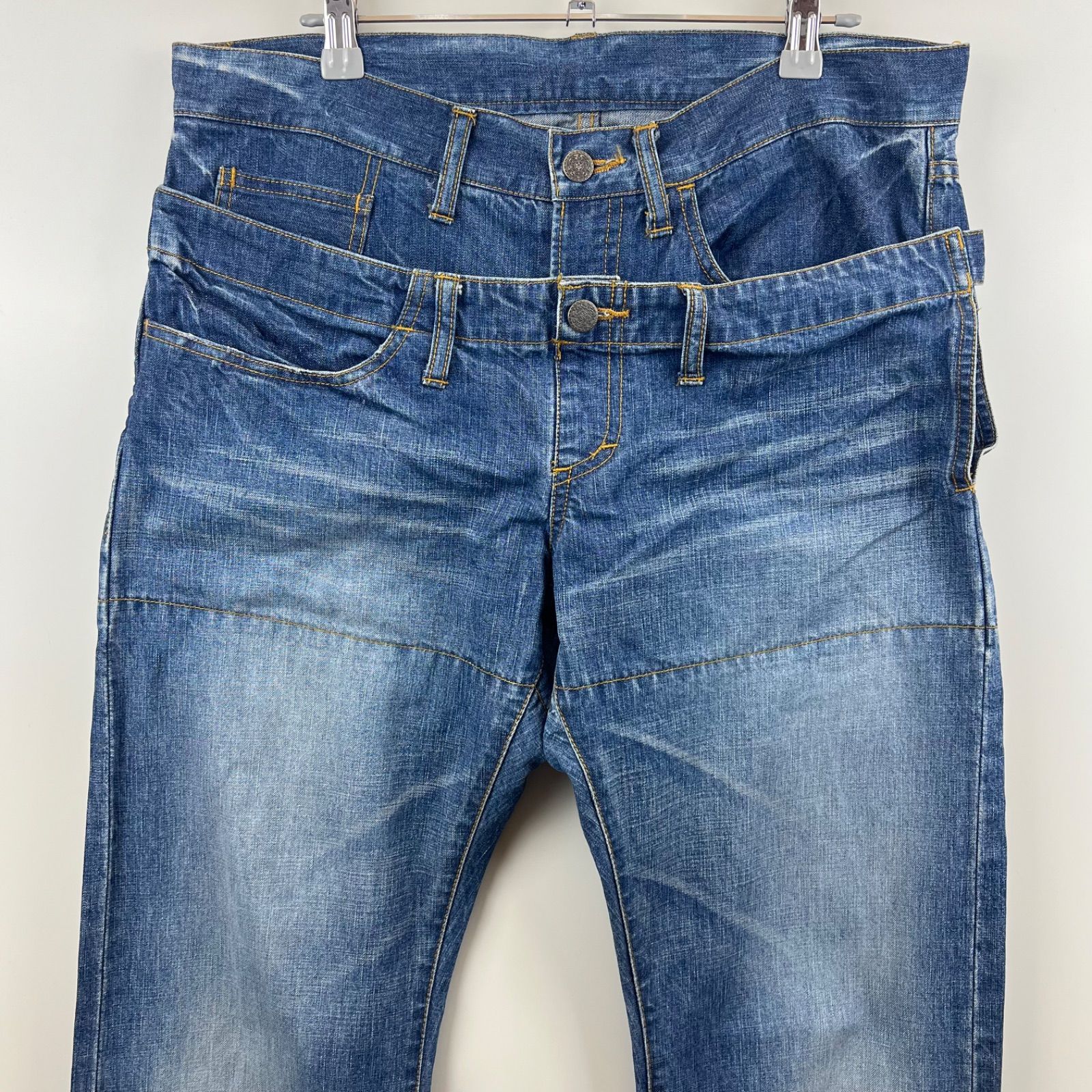 CABANE de ZUCCa archive double waist denim pants L CZ54FF757