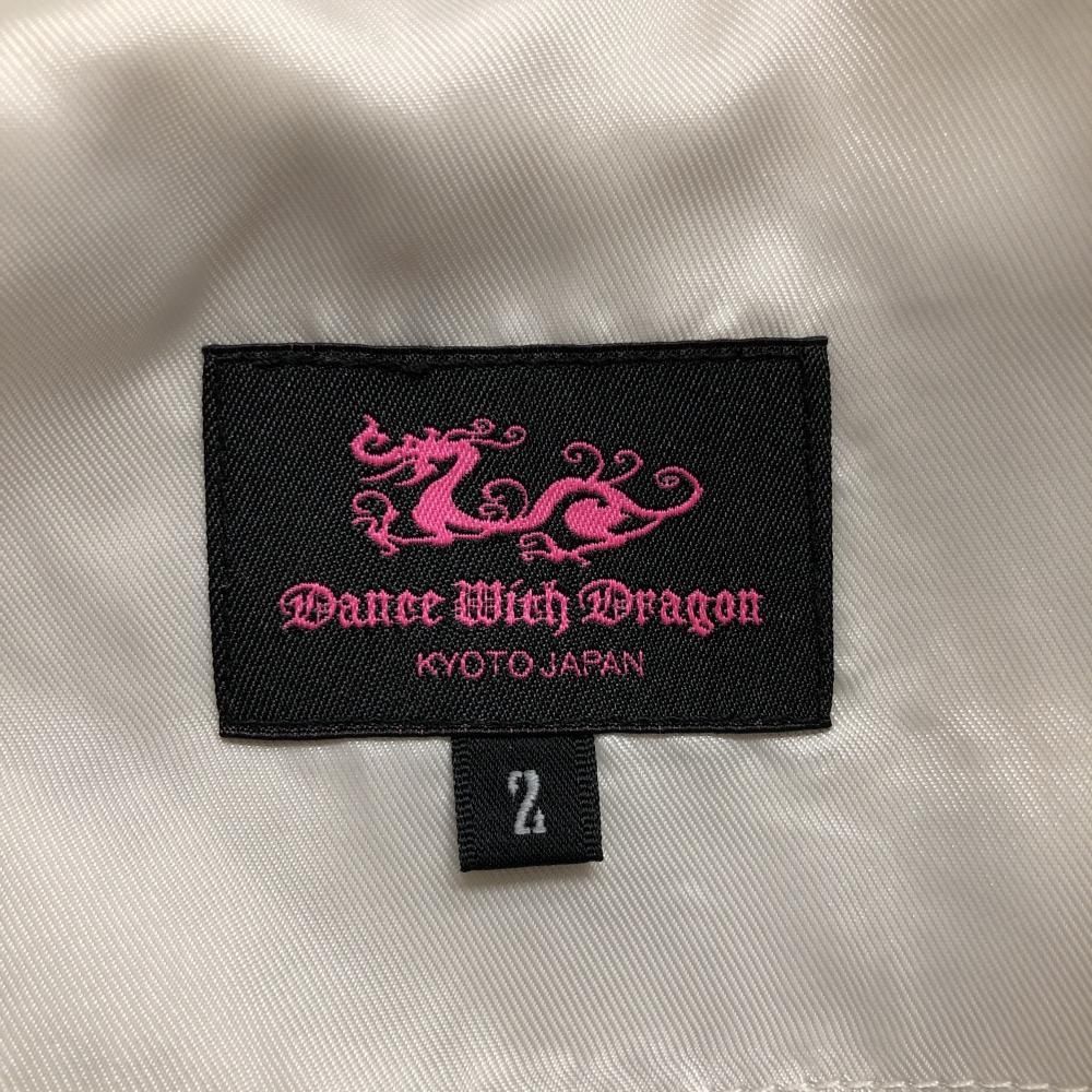 超 ダンスウィズドラゴン パンツ 白×グレー 前面カモフラ柄 迷彩 ストレッチ レディース 2 M ゴルフウェア Dance With Dragon LLC-HASEGAWATOSO_COM