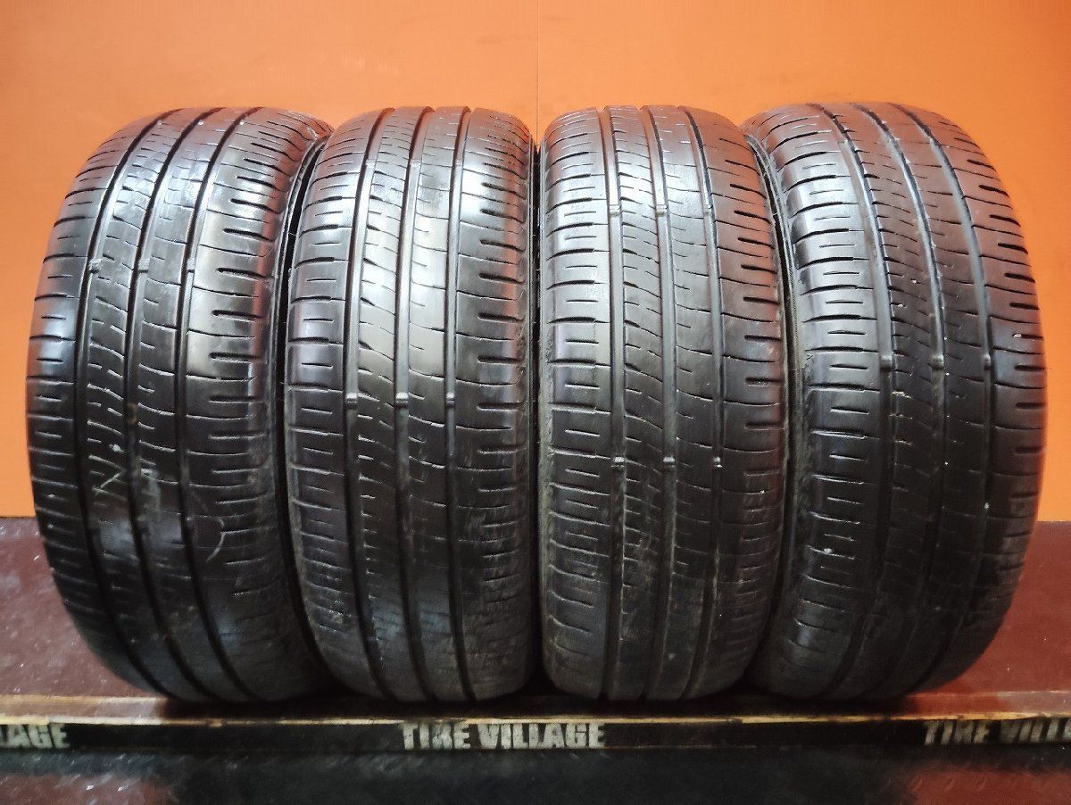 DUNLOP ENASAVE EC204 205|55R16 16インチ 夏タイヤ 4本 20～21年製 バリ溝 レクサスIS|CT アイシス ブレイド等 KTL348