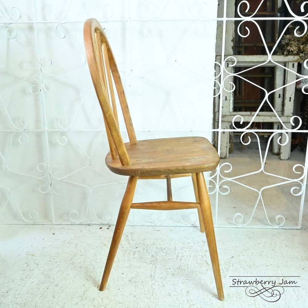 L3705-234-1 英国ヴィンテージ ERCOL ホイールバックチェア 北欧 L3705-234-1 英国アンティーク ERCOL ホイールバックチェア 北欧 L3705