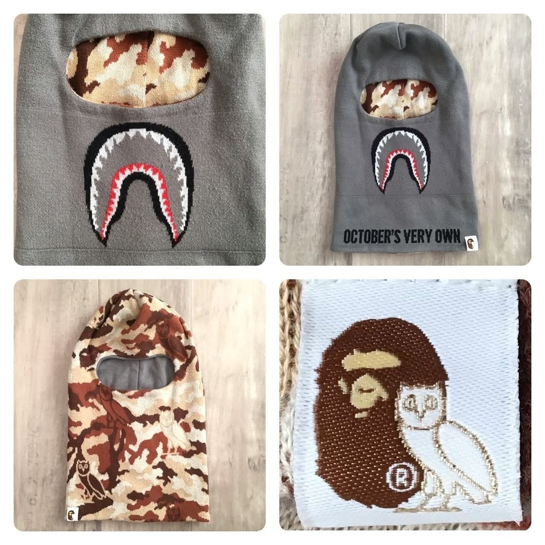 OVO エイプ バラクラバ ☆リバーシブル☆ OVO × BAPE シャーク バラクラバ a bathing