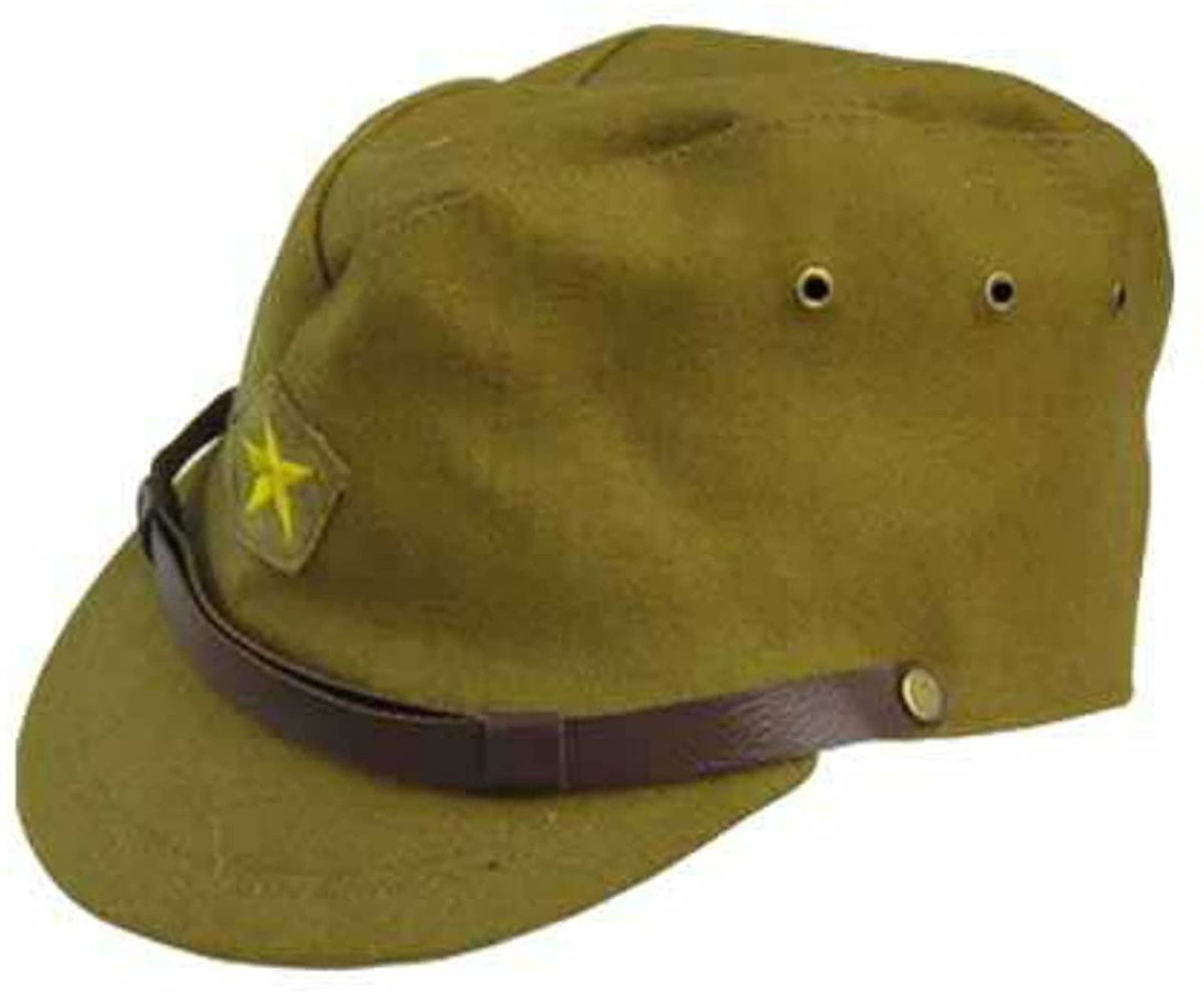 新品 旧 日本軍 帽子 帝国 陸軍 帽垂れ 略帽 複製 レプリカ 帽子