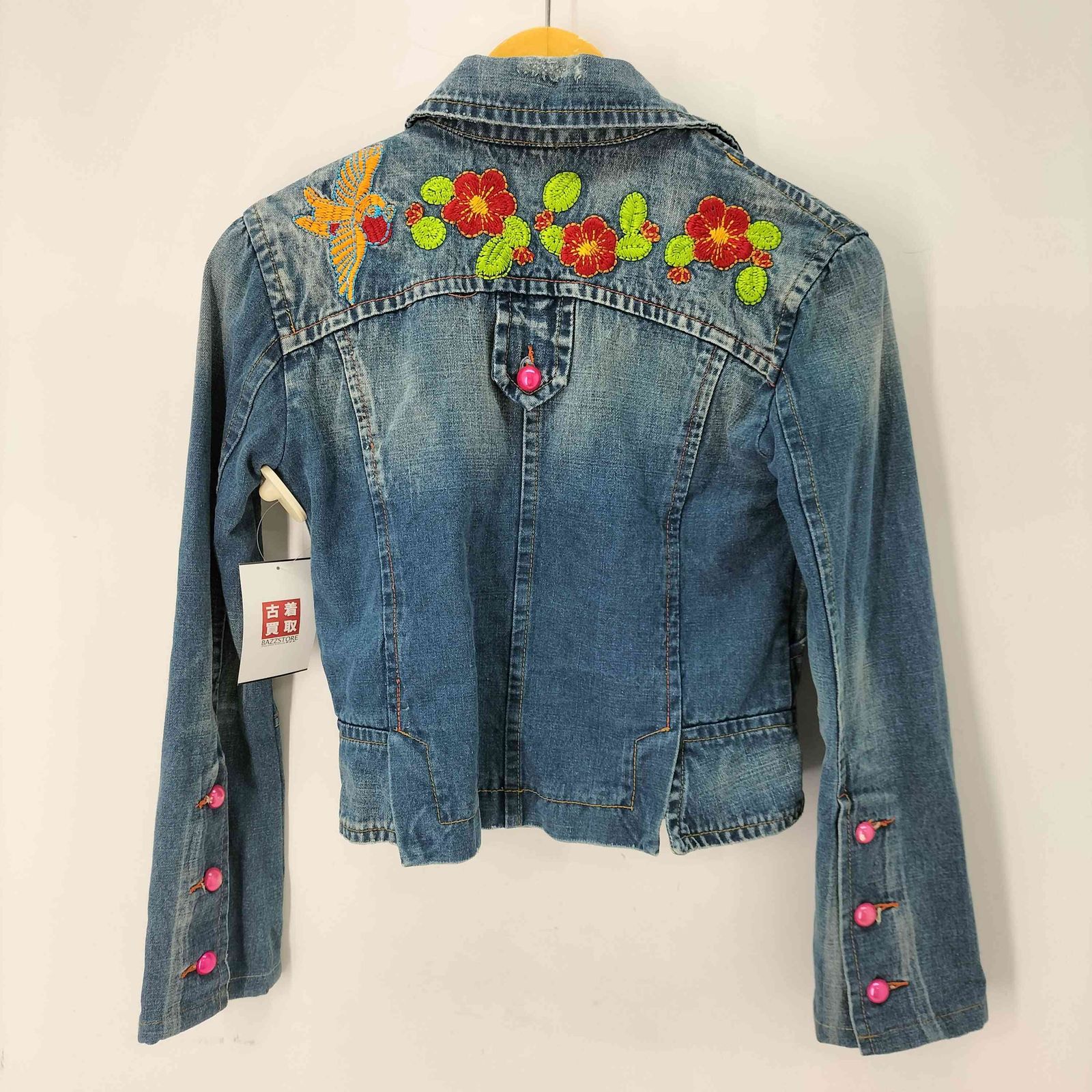 マックスアンドコー MAX ＆ CO. 花刺繍デザイン ダメージ加工