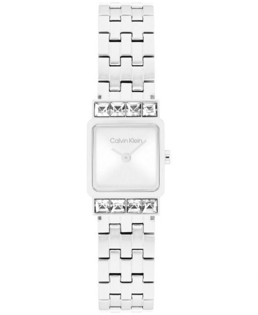 送料無料 カルバンクライン レディース 腕時計 アクセサリー Women s Poise Silver Tone Stainless Steel Bracelet Watch 16mm Silver